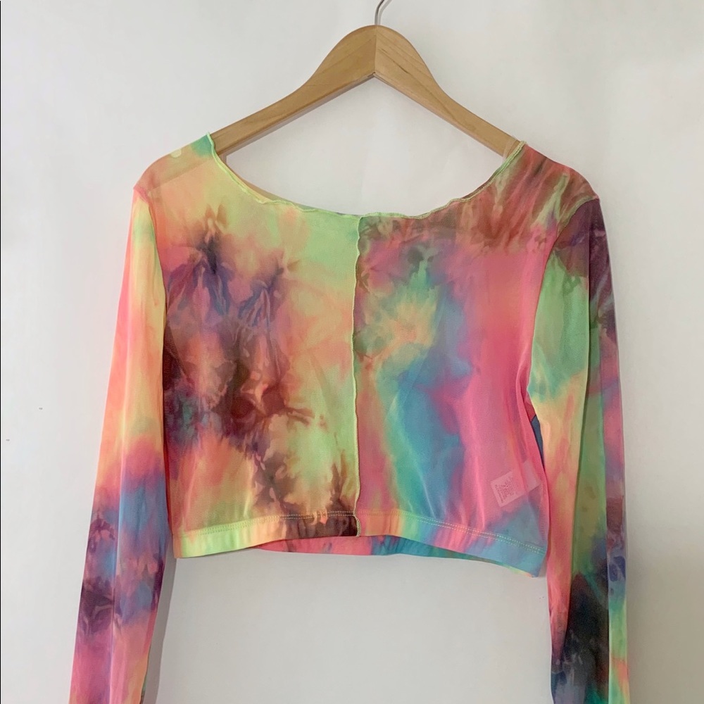 Multi color crop top
